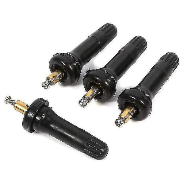 4 st Reparationskit för däckventiler TPMS Trycksensor Däcktrycksövervakningssystem Ventil Snäpp In Däckventilskaft