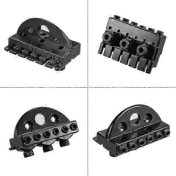 Lock Nut Set for 6-String Guitar, Headless Electric Locking Bridge Accessories