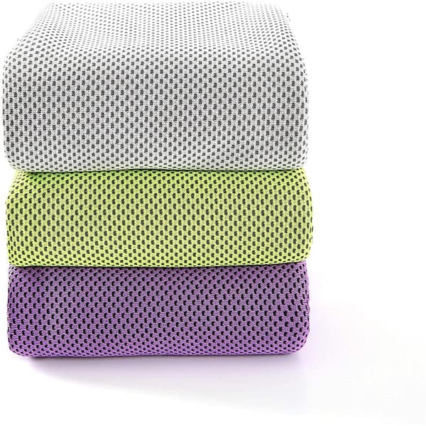 [4-pack] Cooling Towel (40\" x 12\"), Towel, Microfiber Ice Towel,