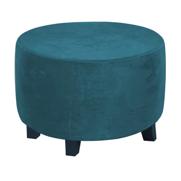 Round lid, sliding footstool, protective cover, storage stool, elastic bottom, stretch