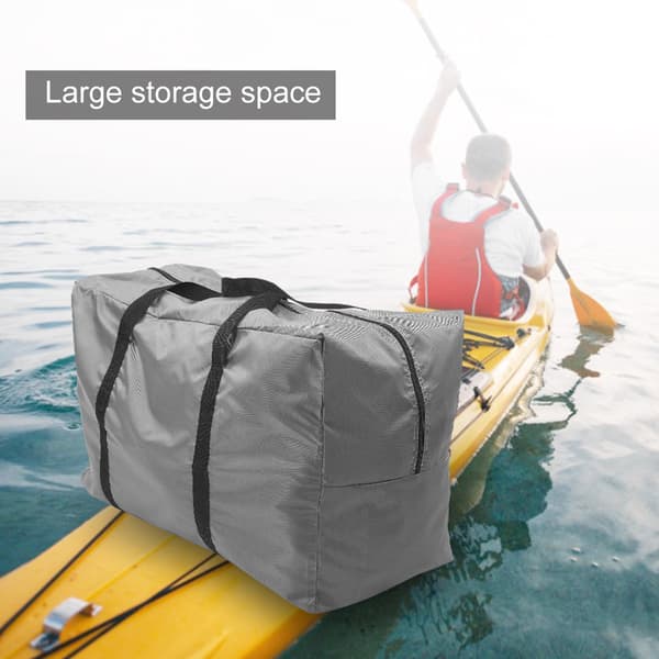 Grey Foldable Storage Bag for Inflatable Canoe Boat