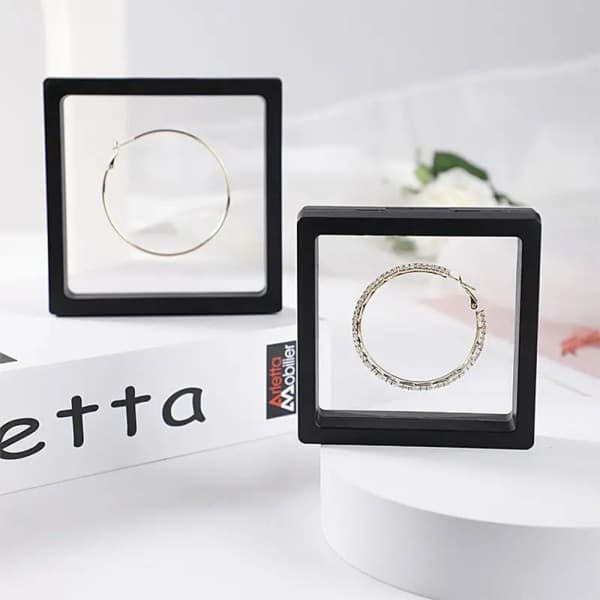 5 stk. 3D flydende displaykasse flydende displayramme