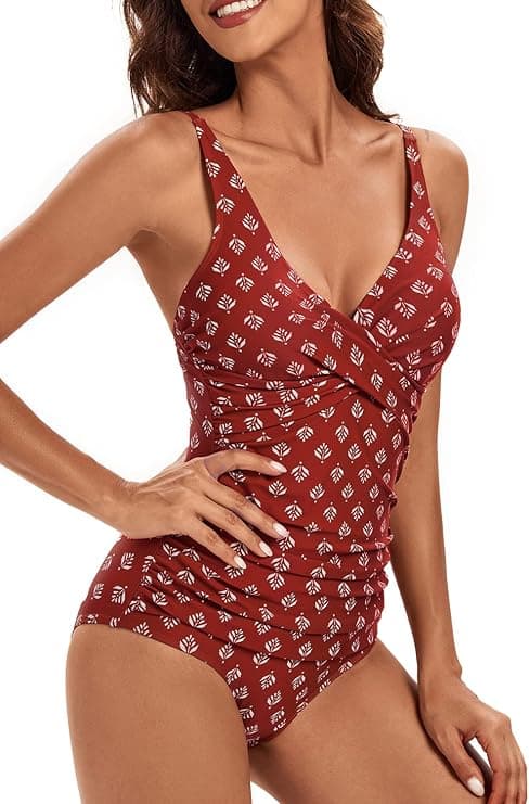 Monokini til kvinder, mavekontrol, slankende badedragt, plus size, mavekontrol