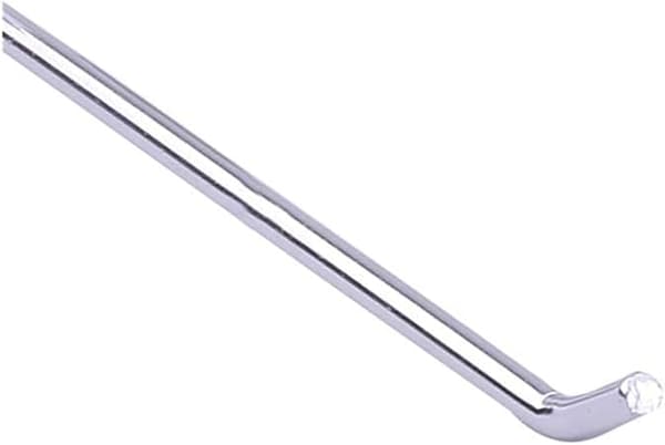 25 stk. kroge vægdisplayholder rustfrit stål hængekrog til supermarked 15 cm