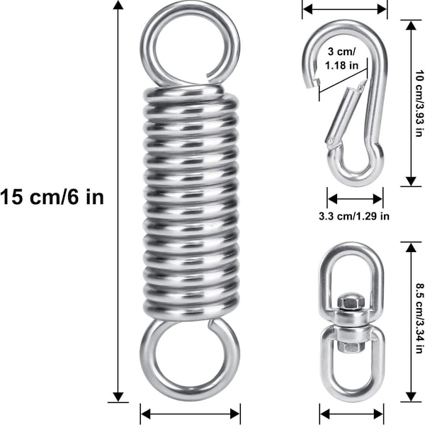 Svingestol fjeder, rustfrit stål stol krog