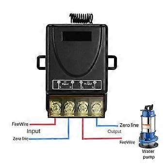 High Power 433Mhz Wireless Remote Control Switch 220V 30A 1CH RF Receiver Module Transmitter for Li