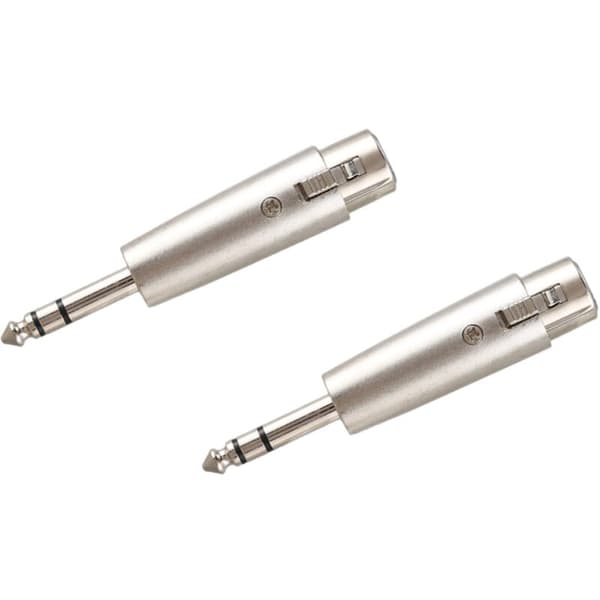 XLR til 6,3 mm LEAD Mikrofonstik Mikrofonforbindelseskabeladapter