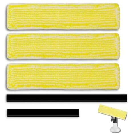 Replacement parts for Kärcher window cleaners, high-performance replacement cleaning pads and replacement lips for Wv2 Wv5