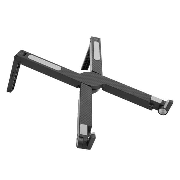 Tablet Notebook Stativ Bærbar Sammenklappelig Laptop Støtte Base Holder Justerbar Konsol Sort