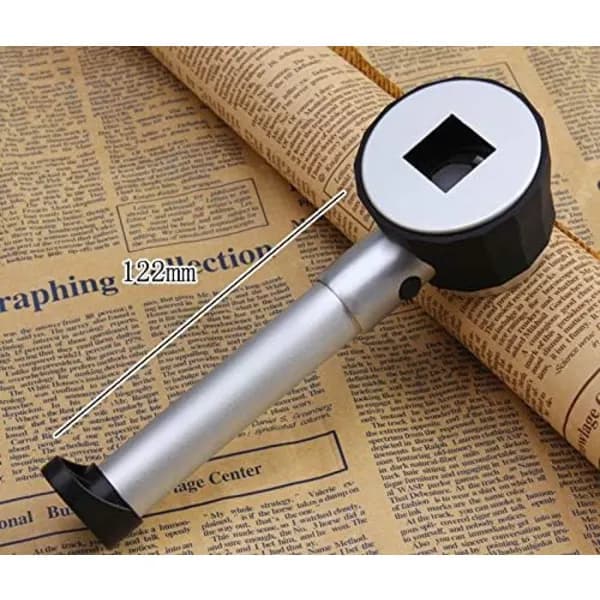 10x Optical Magnifier with Built-in LED Light and Measuring Scale