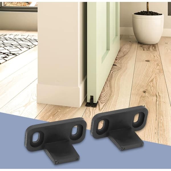 Sliding Door Guide, Barn Door Floor Guide, Adjustable Non-Split Bottom Guide Fittings, Sliding Door Floor Guide