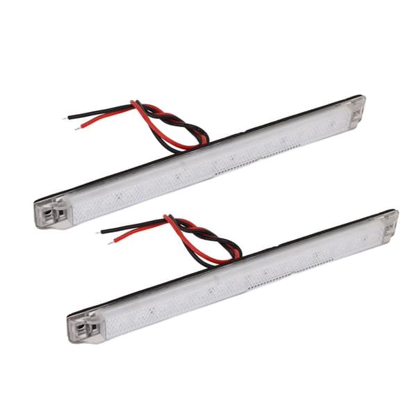2 pcs Side Marker Light 12V DC IP65 Waterproof LED Width Indicator Clearance Lamp for RVs Boats Yachts