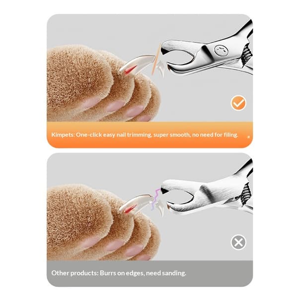 Dog Nail Clippers - Sharp, All-Steel, Ergonomic Handle, Safe and Trimming