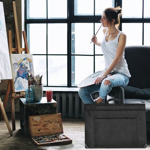50x60cm Art Portfolio Bag - Large Storage Bag & Shoulder Strap