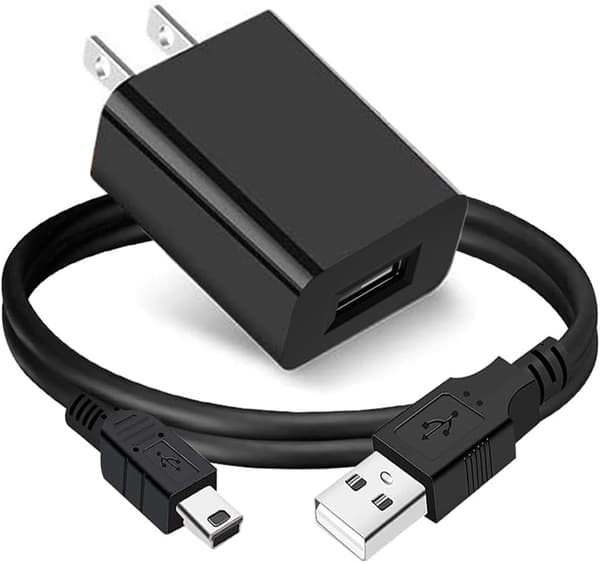 2025 nyeste modell AC-adapter lader for Texas Instruments TI-84 Plus CE grafisk kalkulator, 1,5 m datakabel for TI 84 Plus C Silver