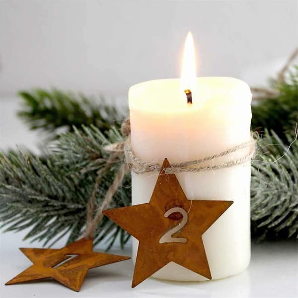 Christmas Candle Decorations Figures Home Decor Candlestick Decoration