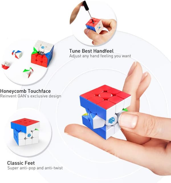 Kubepuslespil Nøglering 3x3 Mini Cube Legetøj Gave