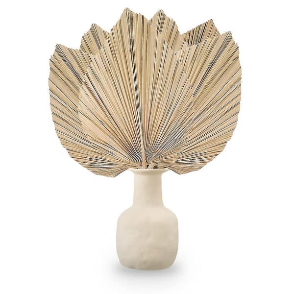 4 stk. tørrede palmblade, tørrede palmblade, kunstige planter, palmblade
