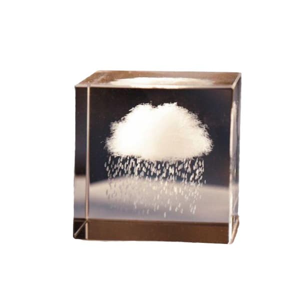 Adopt a Cloud Cubic Crystal Luminous Night Light Starry Sky Crystal Ball Creative Decorative Ornament Birthday Gift