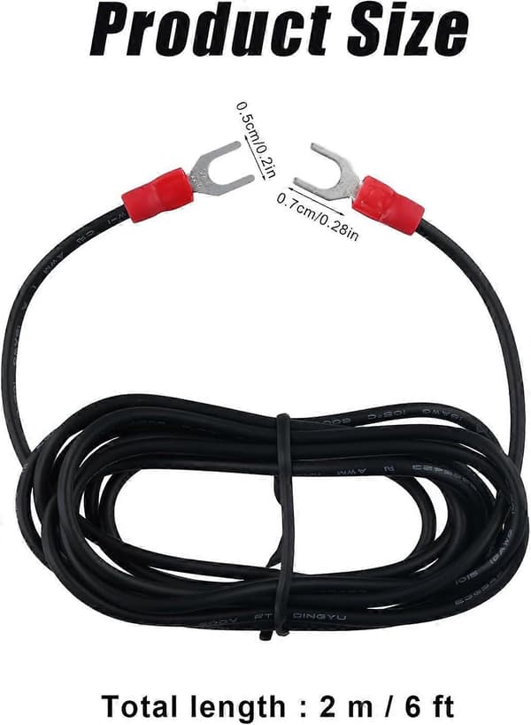 Turntable Ground Wire, 1.8m Turntable Ground Wire