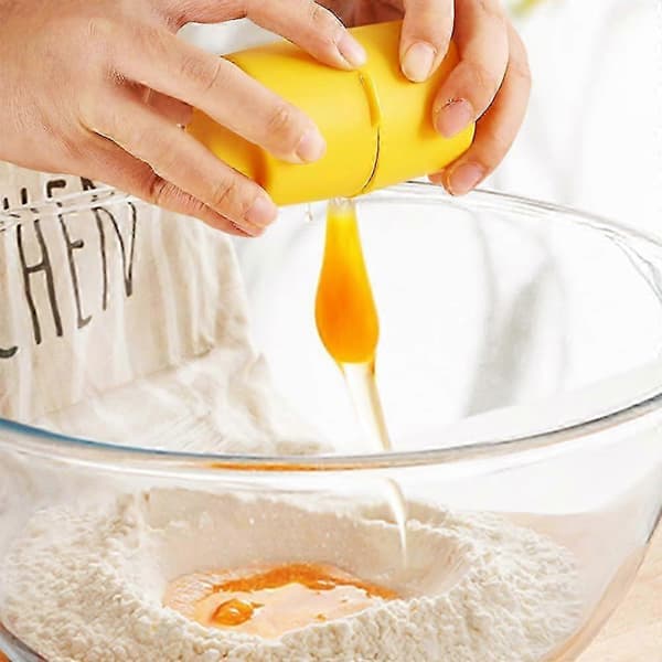 3-pakning Eggeskallåpner, 2025 Ny Eggknuser for Rå Egg, Håndholdt Eggbryter Multifunksjonell Eggkutter