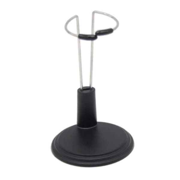 10x Justerbart Dukkeholder til 20 cm Dukker - Sort Dukkeholder