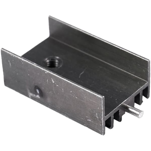 20x Sort Aluminium Køleplade 25 x 15 x 10mm til TO-220 IC