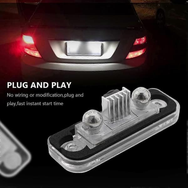 LED-nummerpladelys fejlfri til W203 5D W211 R171 W219[DB]