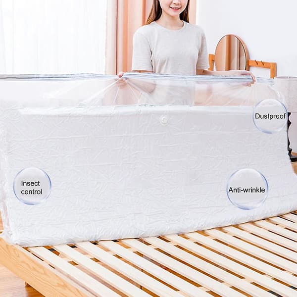 Vacuum Storage Bag Reusable Space Saving Mattress Storage Bag Dustproof Mattress Compression Bag B B