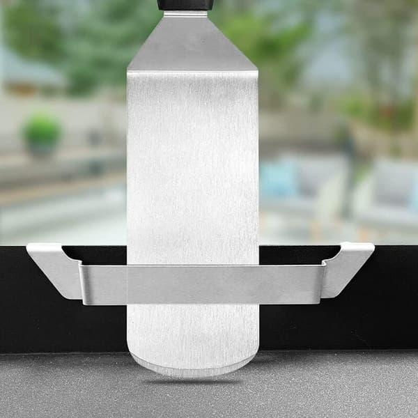 2 Pieces Stainless Steel Spatula Holders, Griddle Tool Holders, Grill Tool Holders, Griddle Accessories