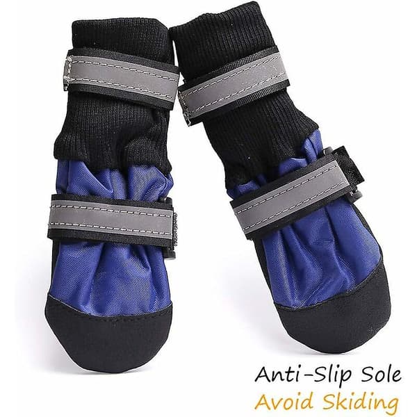 Waterproof Non-Slip Dog Boots for Indoor Use, S