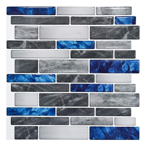 10 ark premium selvklæbende marmor køkken backsplash fliser 30*30cm
