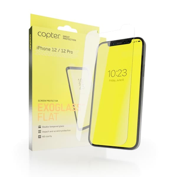 Copter Exoglass skjermbeskytter for iPhone 12 Pro & iPhone 12 6.1\"