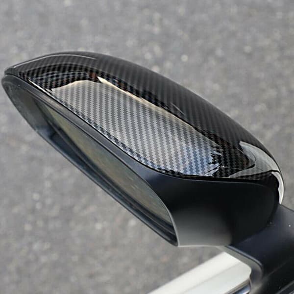 2 pcs Fiber Rearview Mirror Covers for 2014-18