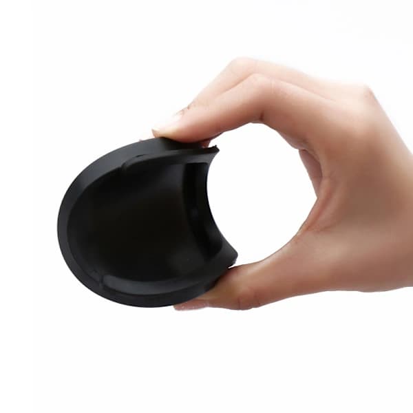 2-pakning gummi akustisk gitar lydhull deksel tilbakemeldingsreduserende buff, A