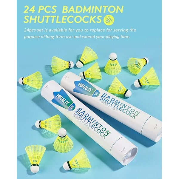 6-pak nylon badmintonbolde