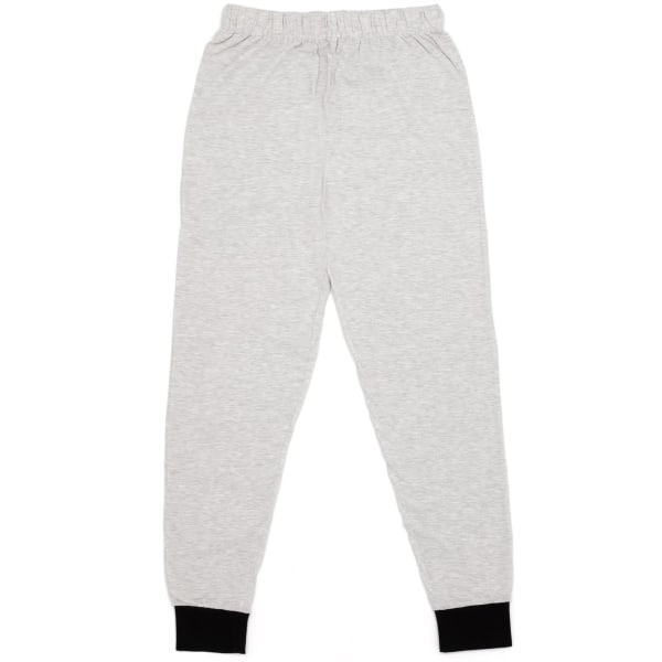 Käkar - Pyjamas med långbyxor för män NS7003 (M) (svart/grå)