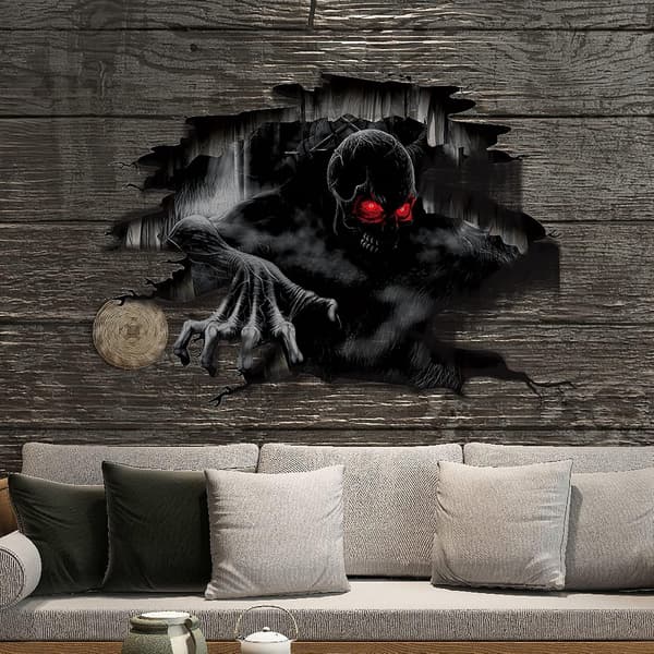 Halloween Wall Decor 3D Ghost Hands Floor Wall Ceiling Decals Pe