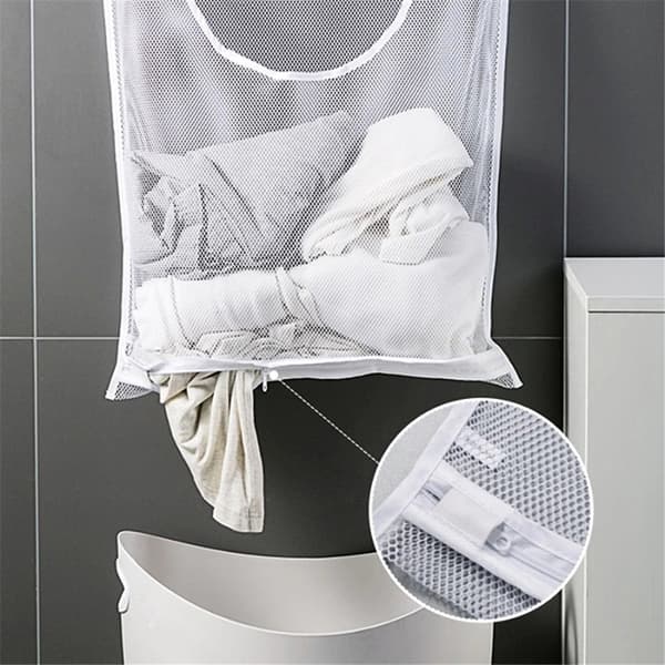2-pack hängande tvättkorg, tvättpåse