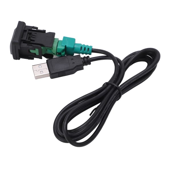 Car Line Out Adapter 3RCA Cable Adapter Replacement for DVD Navigation Headunit 6Pin Blue AV Port 3040