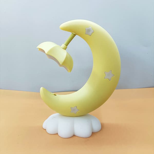1 Piece (Yellow, 4.2v) Mini Creative Small Table Lamp for Students