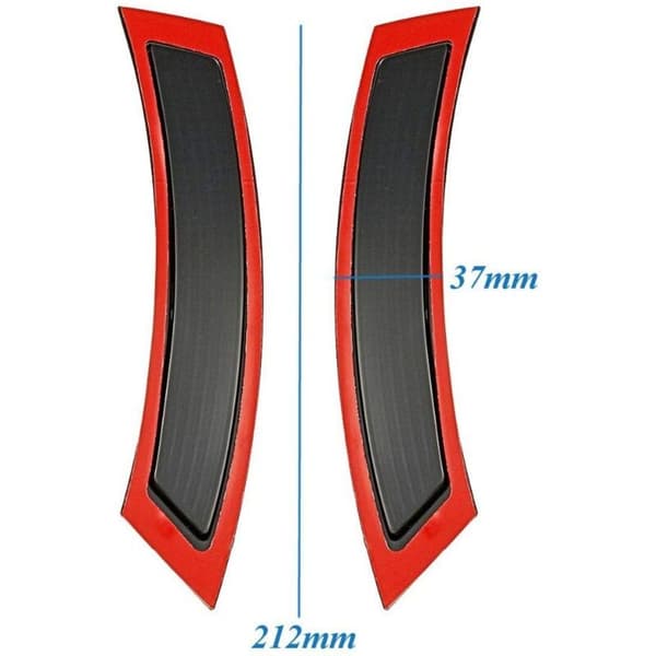2 stk sett for E92 E93 3-serie 2DR 328 2007-2013 Ansiktsdeksel Støtfangerreflektor (Røykfarget Linse)