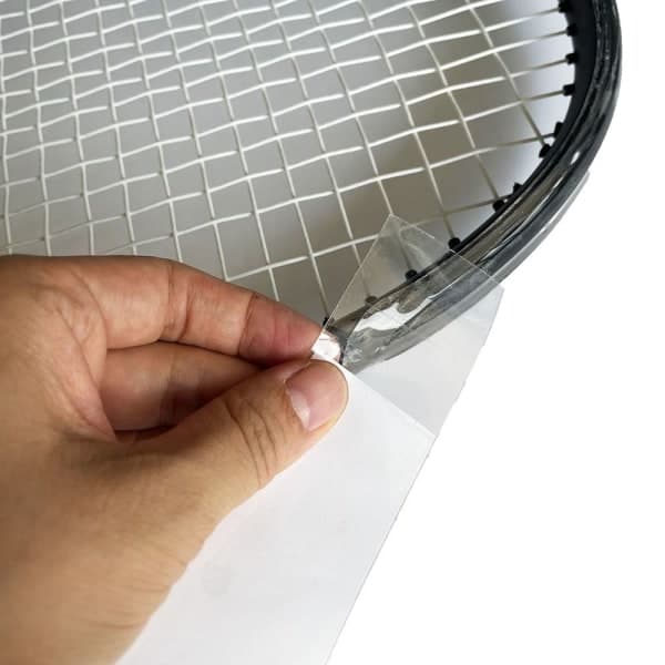 Tennisracket Hoved Sticker Paddle Beskyttelsestape Reducer Effekt - Spot Salg