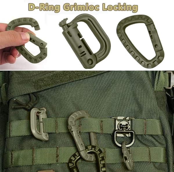 Tactical Molle-växelklämmor för taktiska ryggsäckar