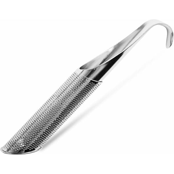 Teinfuser i rostfritt stål, pipformad tefilter med INOX-sil (set om 1)