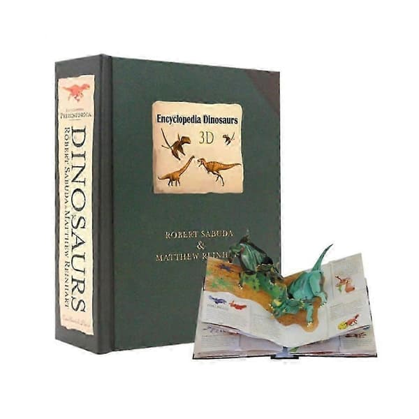 【LD】3D Encyclopedia Prehistorica Dinosaurs, Pop-Up-opetuskirjat