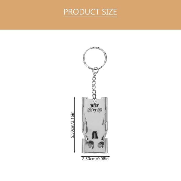 Stainless Steel Bird Training Whistle, Bark Control Whistle, Training and Survival Whistle