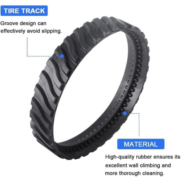 4 pcs R0526100 Replacement Tracks Compatible with Zodiac Baracuda MX8 MX6 Robotic Pool Cleaners