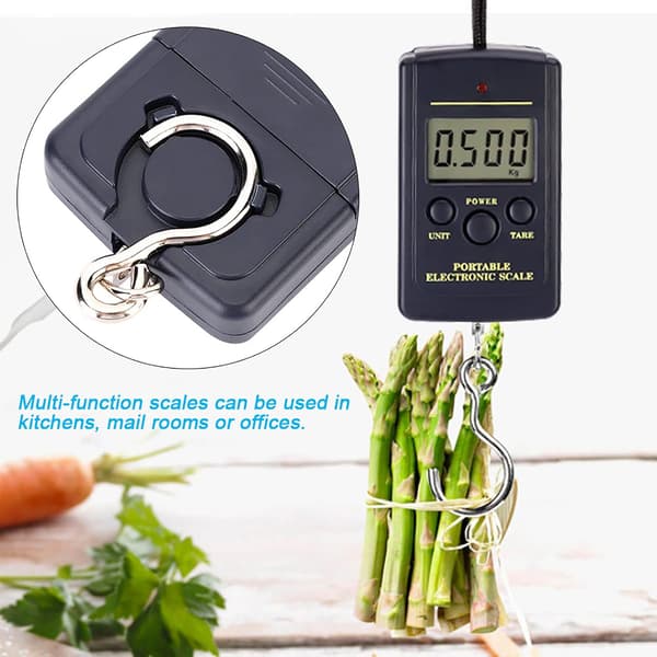 40 kg Multifunctional Precision Electronic Scale, Digital Hanging Scale, Luggage Scale, Portable LCD Scale