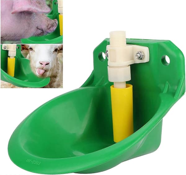 Automatic Water Bowl for Sheep, Complete Parts, High Efficiency for Indoor Use